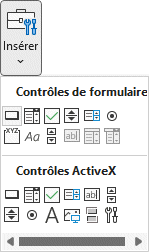 Excel - Développeur - Boutons formulaires et ActiveX