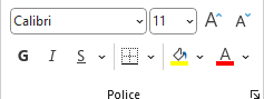 Microsoft 365 - Police groupe
