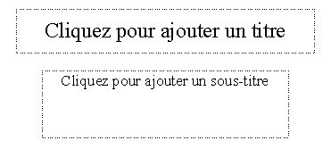 Première diapositive vide de PowerPoint