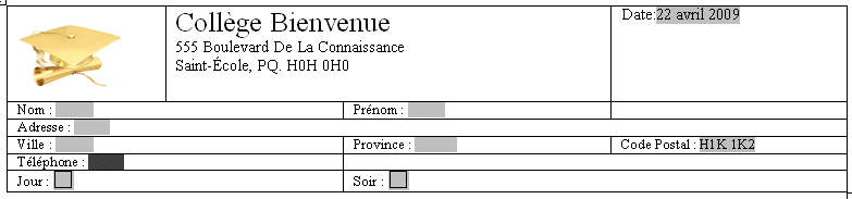 word 2003:formulaire4-8