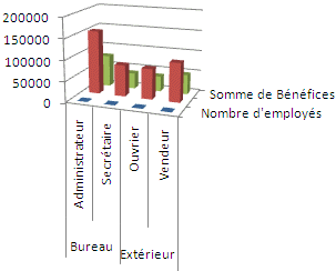 Excel 2007 : Premier graphique croisé dynamique