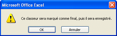 Excel 2007 : Marquer final