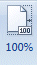 Word 2007: Affichage-Zoom 100%