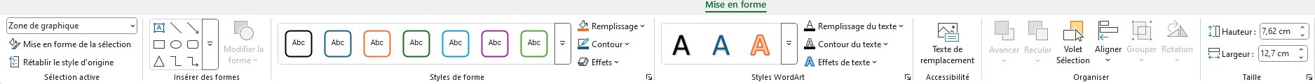 Excel - Graphique - Mise en forme