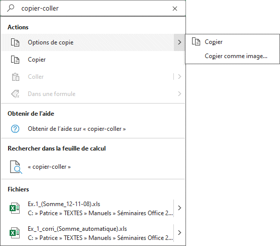 Excel - Rechercher