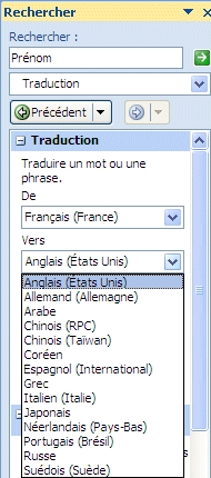 Excel 2007 - Révision - Traduction
